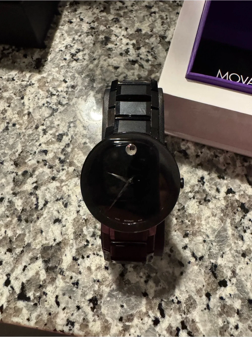 Movado BOLD Men’s Black Museum Dial Watch with Black Bracelet